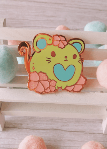 Sakura Mice Club Hard enamel pin