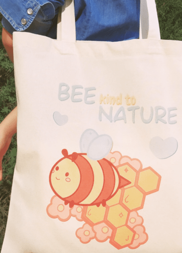 Tote Bag Bee Kind To Nature