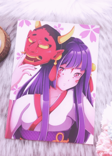 Miko Girl A5 Print - Pearl Paper