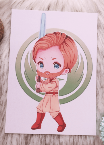 Obi-Wan A5 Print - Pearl Paper