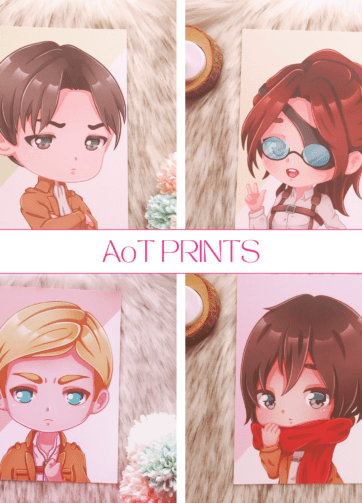 Attack On Titan A5 Prints - Pearl Paper