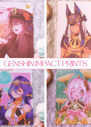 Genshin Impact A5 Prints - Pearl Paper