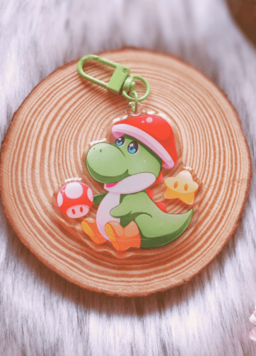 Yoshi Keychain