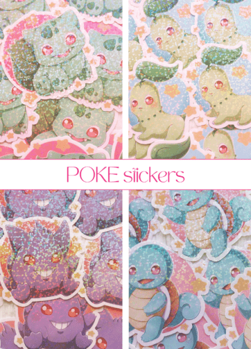 Pokémon Holo Stickers